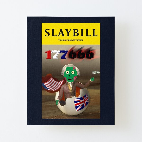 Broadway Zombie 177666 Slaybill Canvas Mounted Print