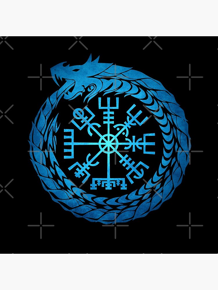 Vegvisir Jormungandr World Serpent by Beltschazar
