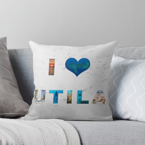 Item preview, I Heart Utila (White/Grey) designed and sold by Caitlin Chock.