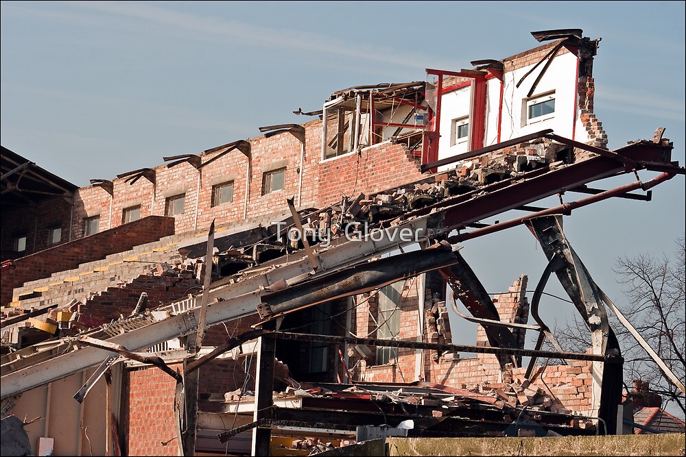 "Demolition of Knowsley Road St Helens RLFC" by Tony Glover Redbubble