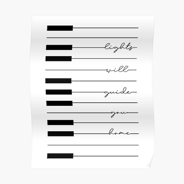Fix You - Lights Will Guide You Home Poster