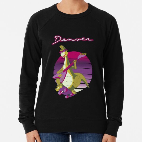 Denver the last dinosaur skating Lightweight Sweatshirt