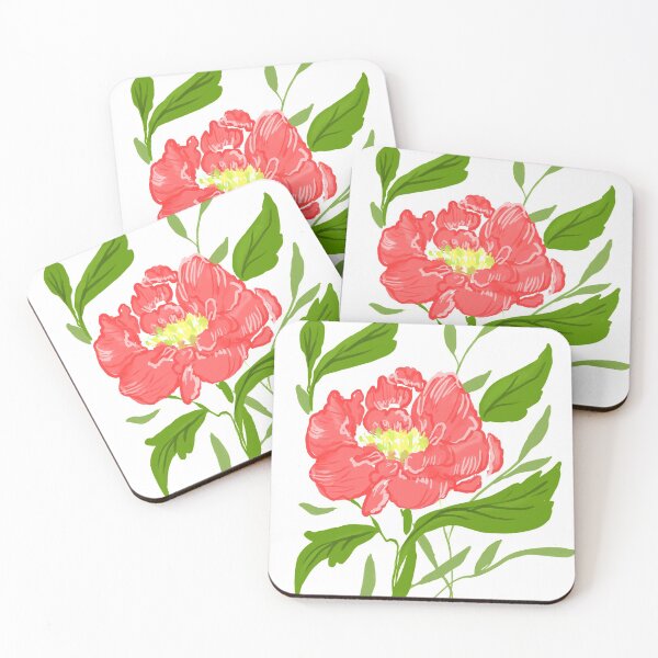 Item preview, Watercolor Painted Peony designed and sold by Ilze Lucero.