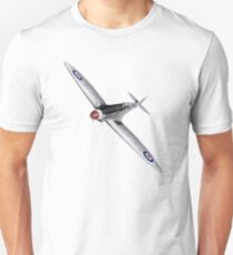 Silver Spitfire PR Mk XIX Unisex T-Shirt