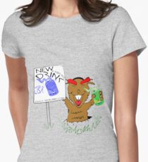 usa new york tshirt by rogers bros co Women's Fitted T-Shirt