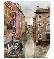 Venice canal Poster