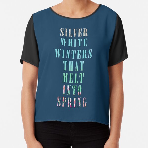 The Sound of Music, Winter Decor Chiffon Top