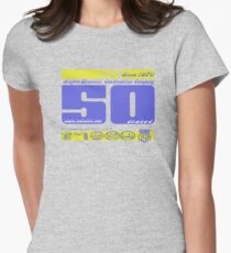 usa new york tshirt by rogers bros co Women's Fitted T-Shirt