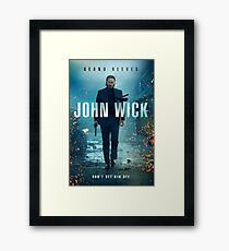 John Wick movie Framed Print
