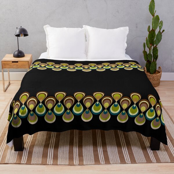 Item preview, Vintage paon on black 2 designed and sold by Yamy Morrell Art and Design.