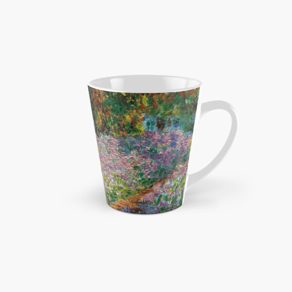 Irises In Monet's Garden At Giverny by Claude Monet Tall Mug