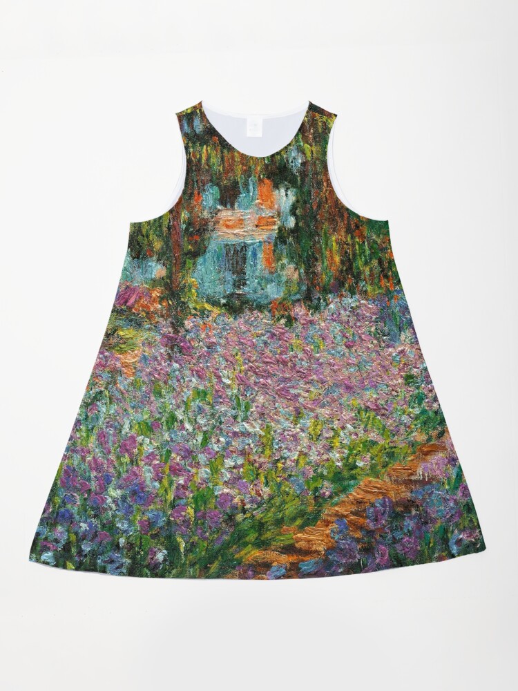 Irises In Monet's Garden At Giverny by Claude Monet" A-Line Dress for Sale by antiqueart | Redbubble Irises In Monet's Garden At Giverny by Claude Monet" A-Line Dress for Sale by antiqueart | Redbubble