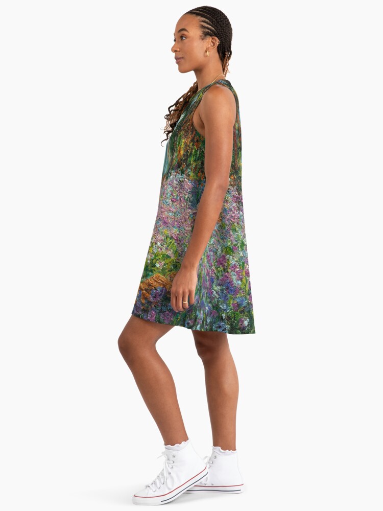 Irises In Monet's Garden At Giverny by Claude Monet" A-Line Dress for Sale by antiqueart | Redbubble Irises In Monet's Garden At Giverny by Claude Monet" A-Line Dress for Sale by antiqueart | Redbubble