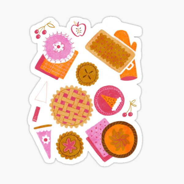 Pie Party Sticker