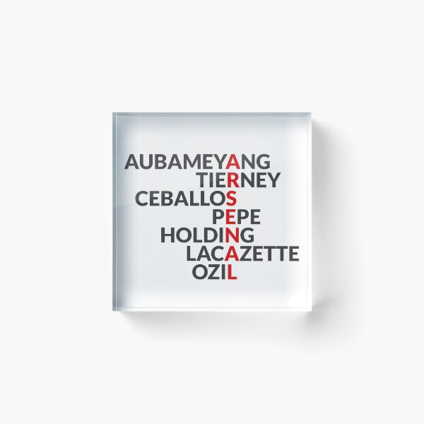 Item preview, Arsenal 2019/20: spelt using player names designed and sold by amzyydoodles.