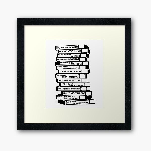 Brooklyn 99 Tapes Framed Art Print