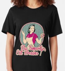 Eat Brains Slim Fit T-Shirt