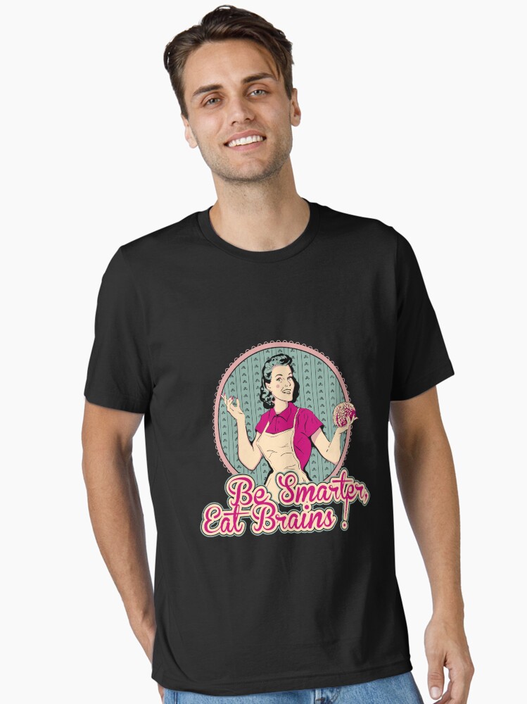 Thumbnail 1 of 7, Essential T-Shirt, Eat Brains designed and sold by DarkChoocoolat.