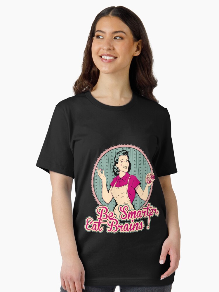 Thumbnail 2 of 7, Essential T-Shirt, Eat Brains designed and sold by DarkChoocoolat.