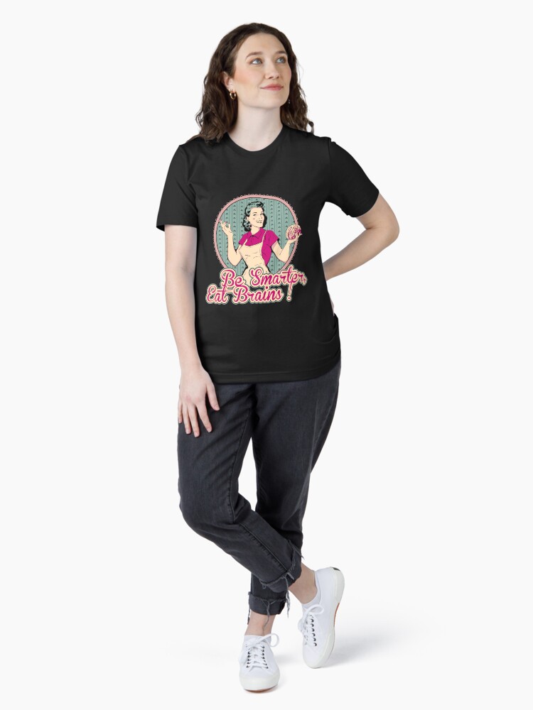 Thumbnail 4 of 7, Essential T-Shirt, Eat Brains designed and sold by DarkChoocoolat.