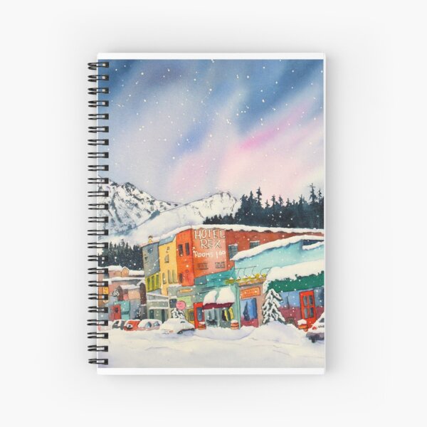 Snowstorm In Truckee Spiral Notebook