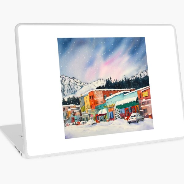Snowstorm In Truckee Laptop Skin