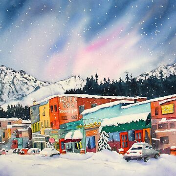 Artwork thumbnail, Snowstorm In Truckee by Eva Nichols
