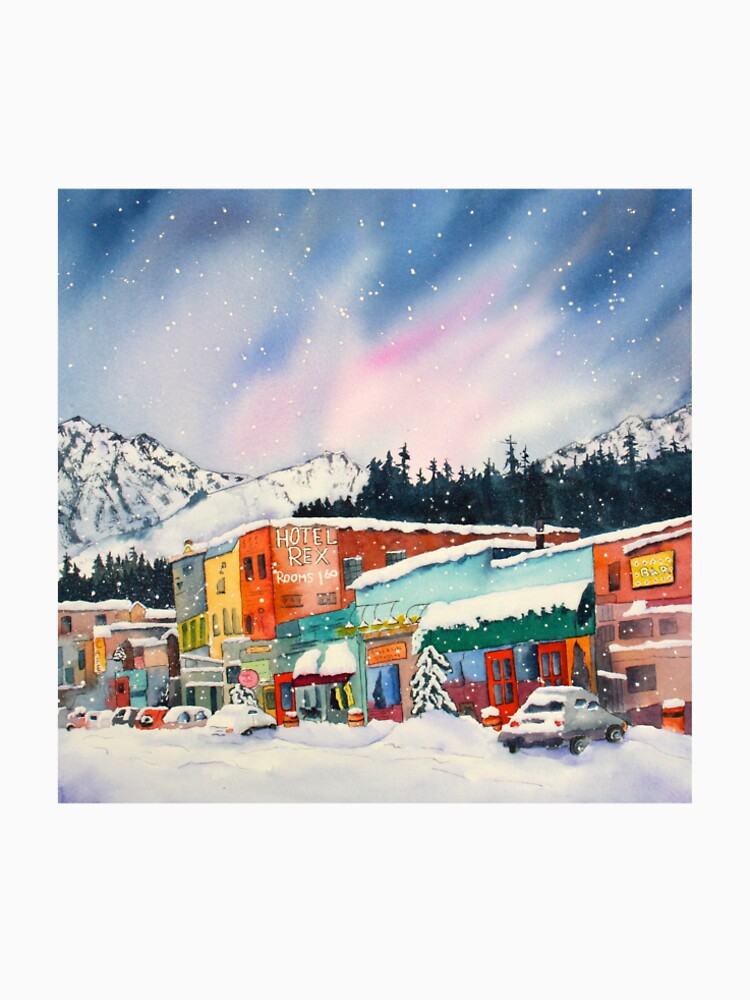 Thumbnail 6 of 6, Premium T-Shirt, Snowstorm In Truckee designed and sold by stramer.