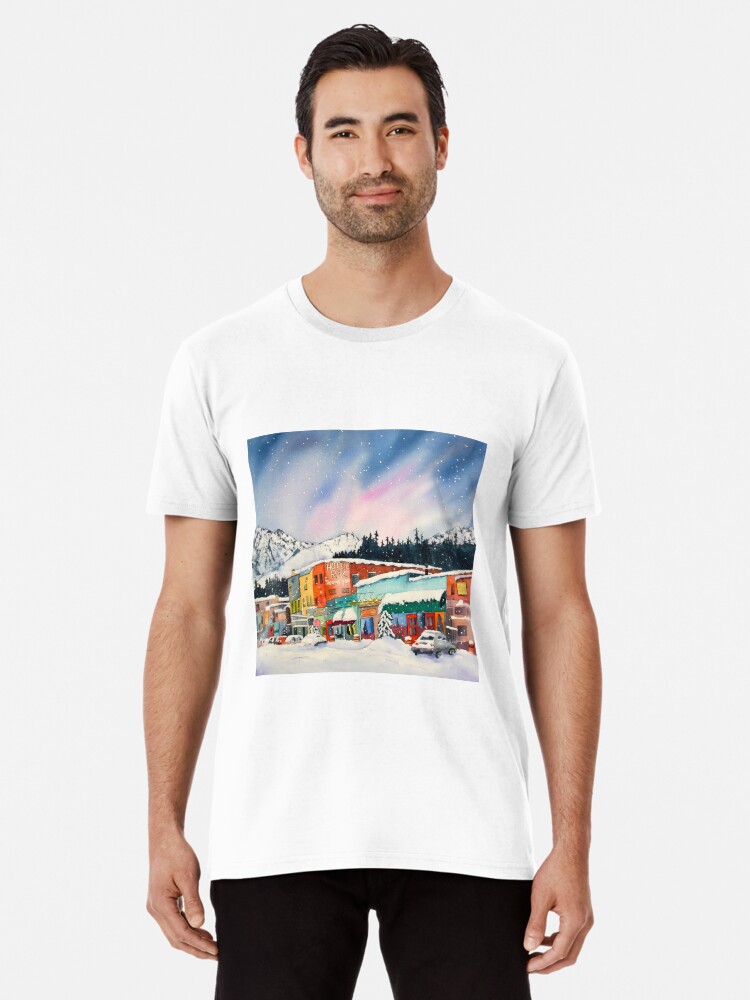Thumbnail 1 of 6, Premium T-Shirt, Snowstorm In Truckee designed and sold by stramer.