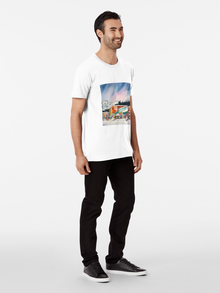 Thumbnail 3 of 6, Premium T-Shirt, Snowstorm In Truckee designed and sold by stramer.