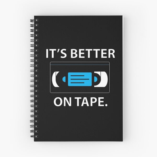 Item preview,  It's Better on Tape VHS - WhiteText Version designed and sold by toppestpower.