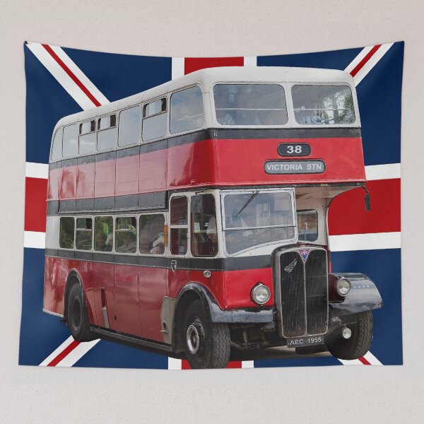 Item preview, Red bus designed and sold by Millysuewood.
