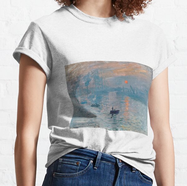 Impression Sunrise claude monet impressionist Classic T-Shirt