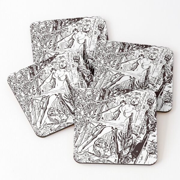 Item preview, Zombies and pinup designed and sold by culturestash.