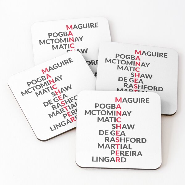 Item preview, Man United 2019/20: 'Manchester' spelt using player names designed and sold by amzyydoodles.