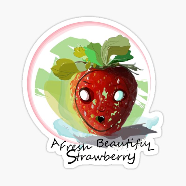 UNA FRAGOLA ALIENA Sticker