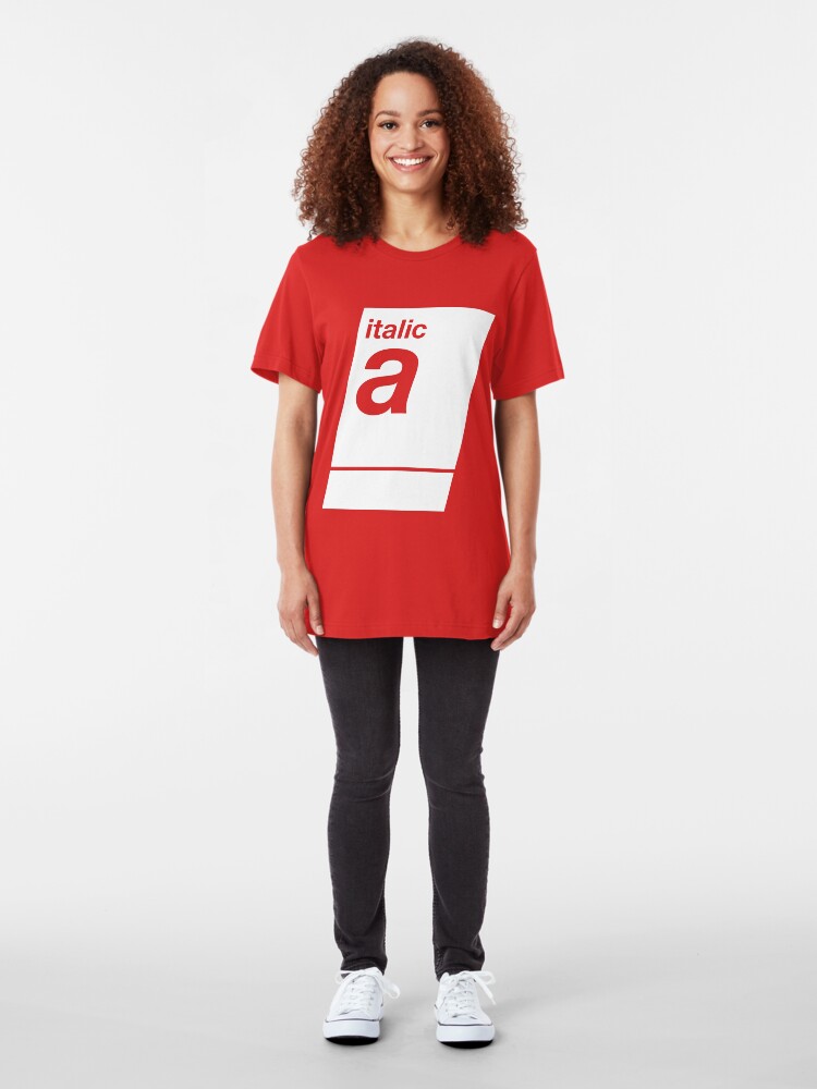 Alternate view of italic white Slim Fit T-Shirt