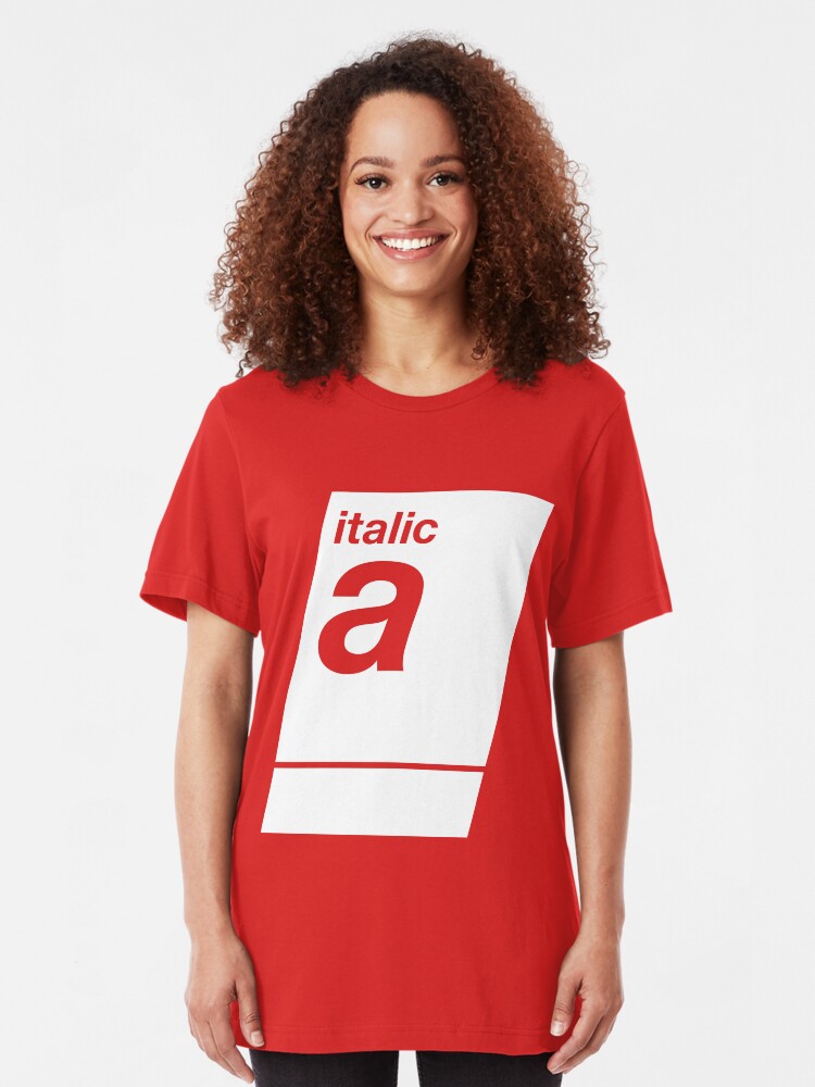 Alternate view of italic white Slim Fit T-Shirt