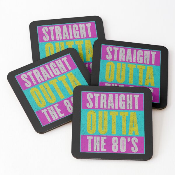 Item preview, Straight Outta The 80's Vintage Retro Gen X designed and sold by Cat Lady Designs.