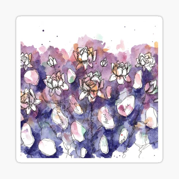 Feel Good Flowers Peace Sticker