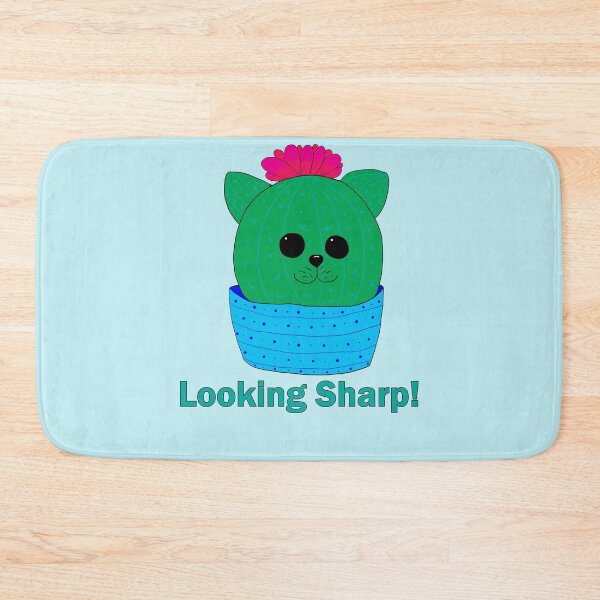 Item preview, Looking Sharp! Cactus Cat designed and sold by alisadesigns.