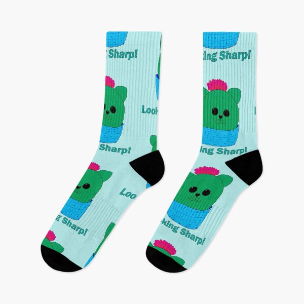 Item preview, Looking Sharp! Cactus Cat designed and sold by alisadesigns.