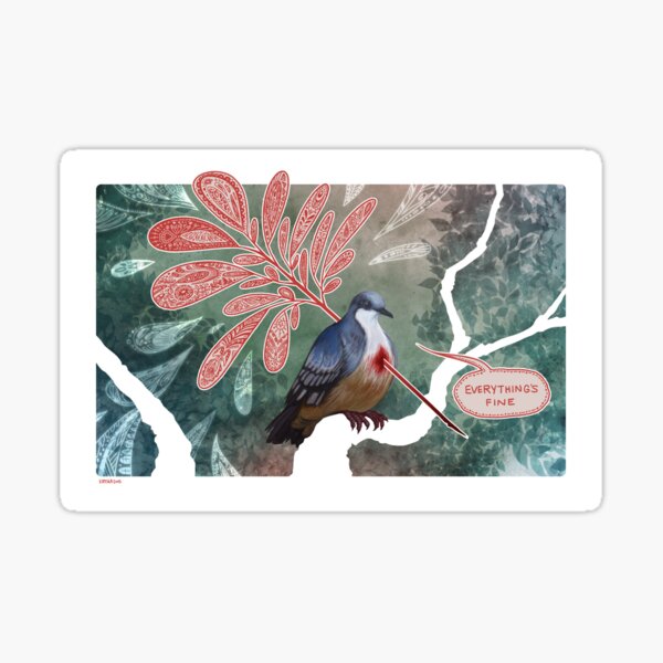 Item preview, It's Just the Plumage designed and sold by KIRISKA.