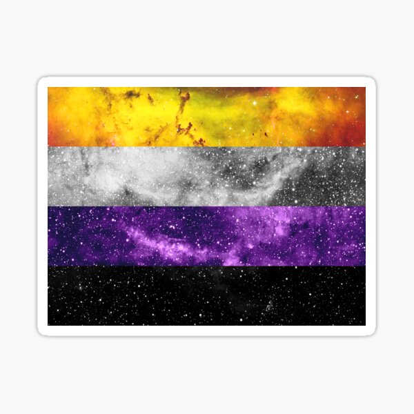Vista previa del artículo con la obra «Galaxia no binaria», diseñado y vendido por child-star.