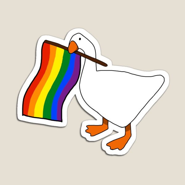 Gay Goose Pride Magnet