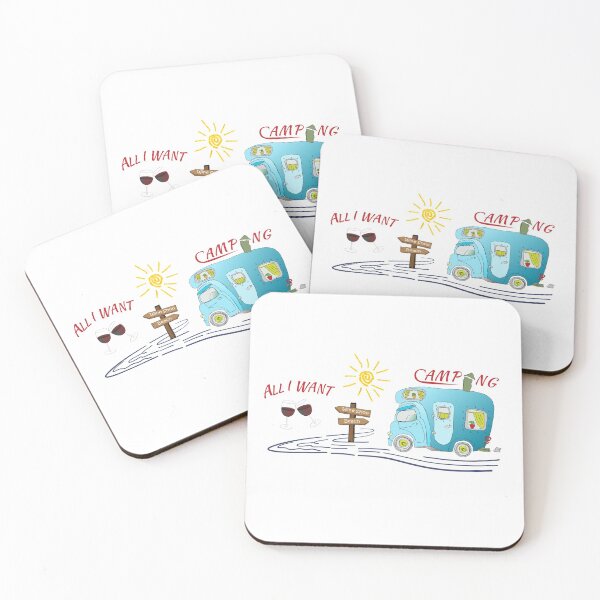 Item preview, All I WANT is WINE, SUN, BEACH, CAMPING designed and sold by SiRaGeckoDesign.