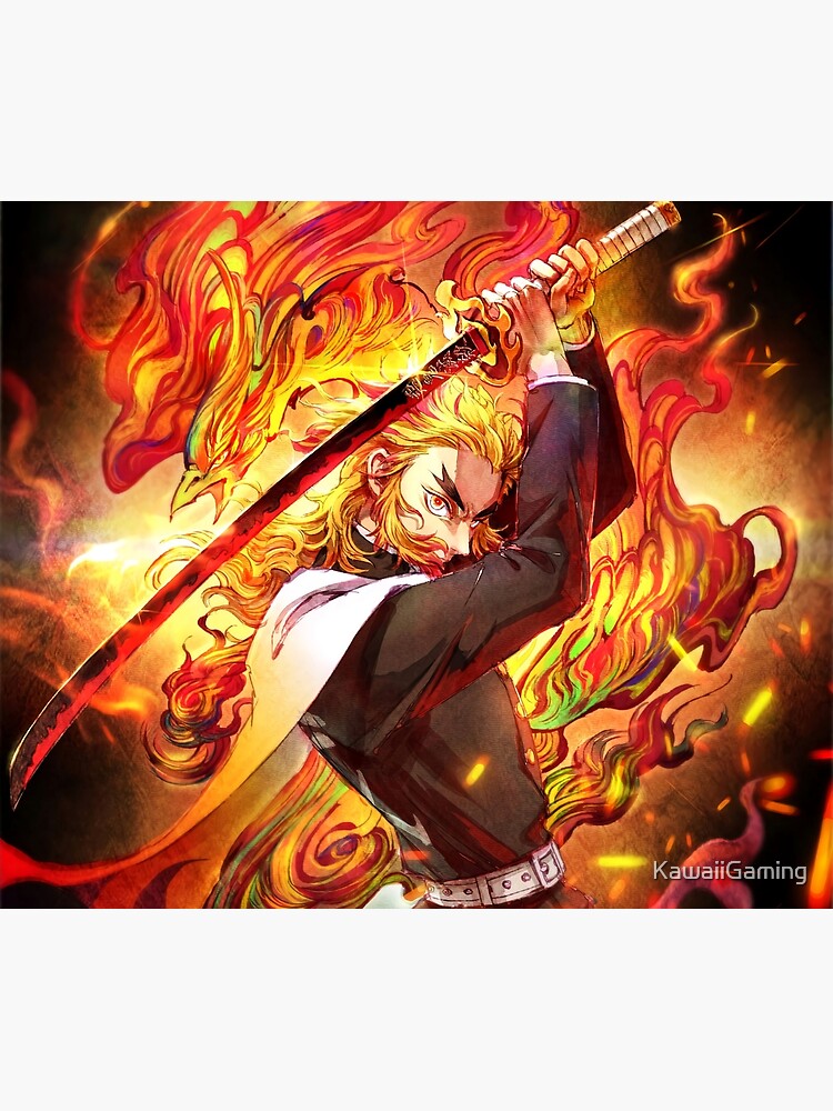 Kyojuro Rengoku Demon Slayer Kimetsu No Yaiba The Flame Kyojuro Rengoku Pillar Tapestry By Kawaiigaming Redbubble Kyojuro Rengoku Demon Slayer Kimetsu No Yaiba The Flame Kyojuro Rengoku Pillar Tapestry By Kawaiigaming Redbubble