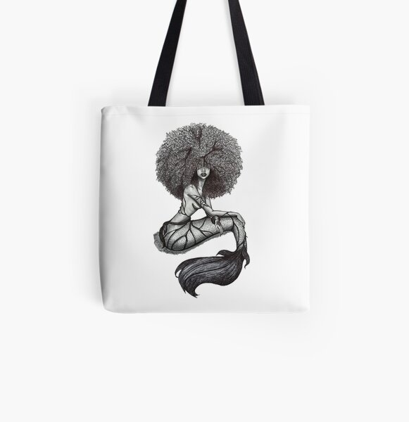 Goddess of the Sea All Over Print Tote Bag