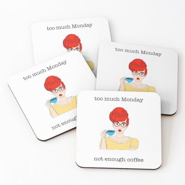 Item preview, Not Enough Coffee - Red Hair designed and sold by polkadotwhiskey.