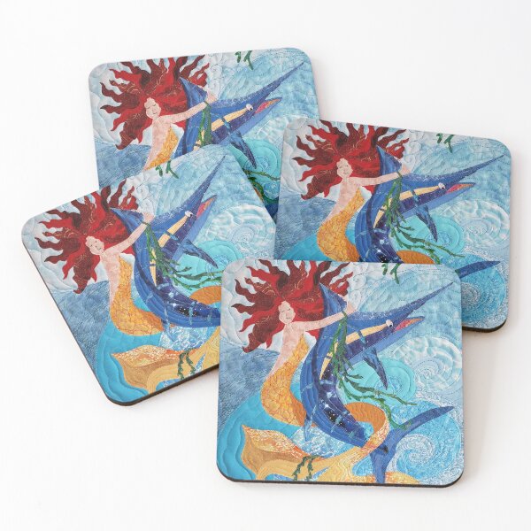 Item preview, Mermaid Catching a Marlin designed and sold by NaidaK.